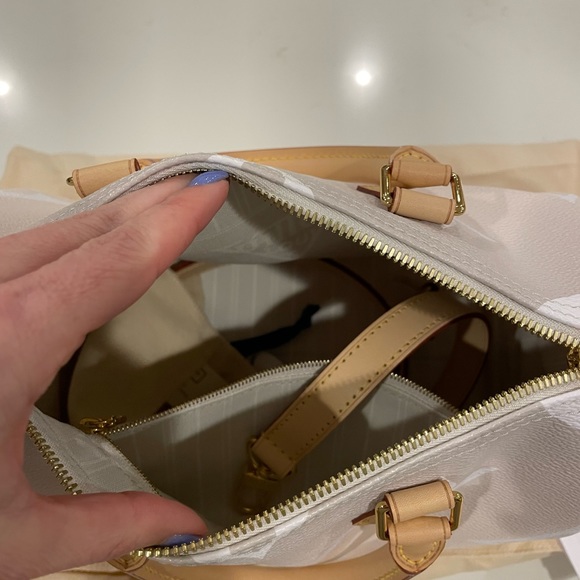 Brand new never carried Louis Vuitton Speedy 25 By the Pool Brume - Picture 5 of 9